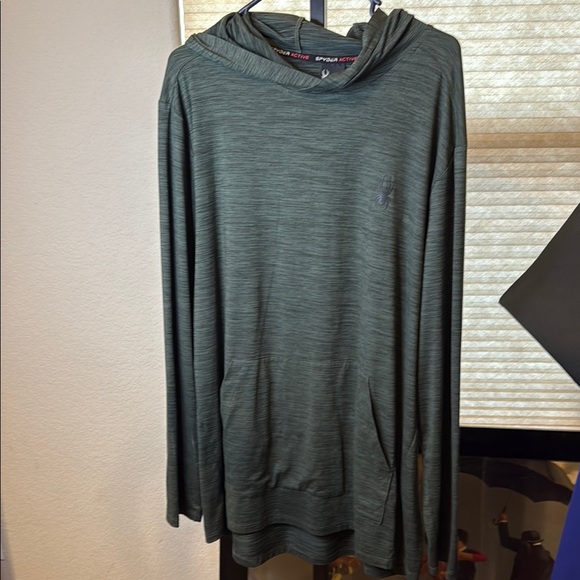 Men’s Lightweight Green Hoodie - Picture 1 of 4